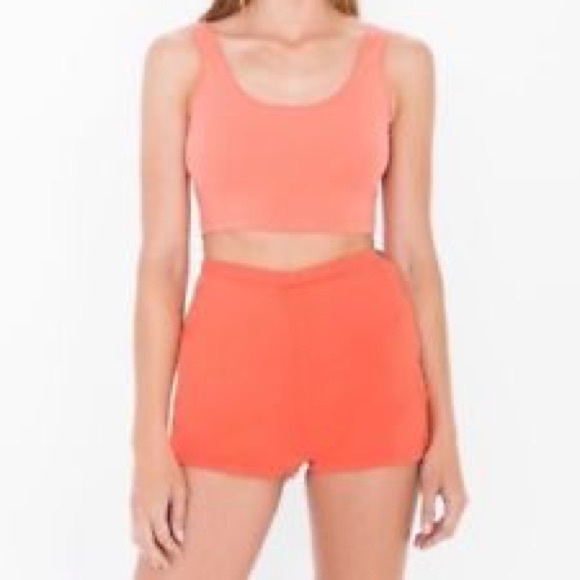 Denim light orange shorts from American Apparel - Picture 8 of 8
